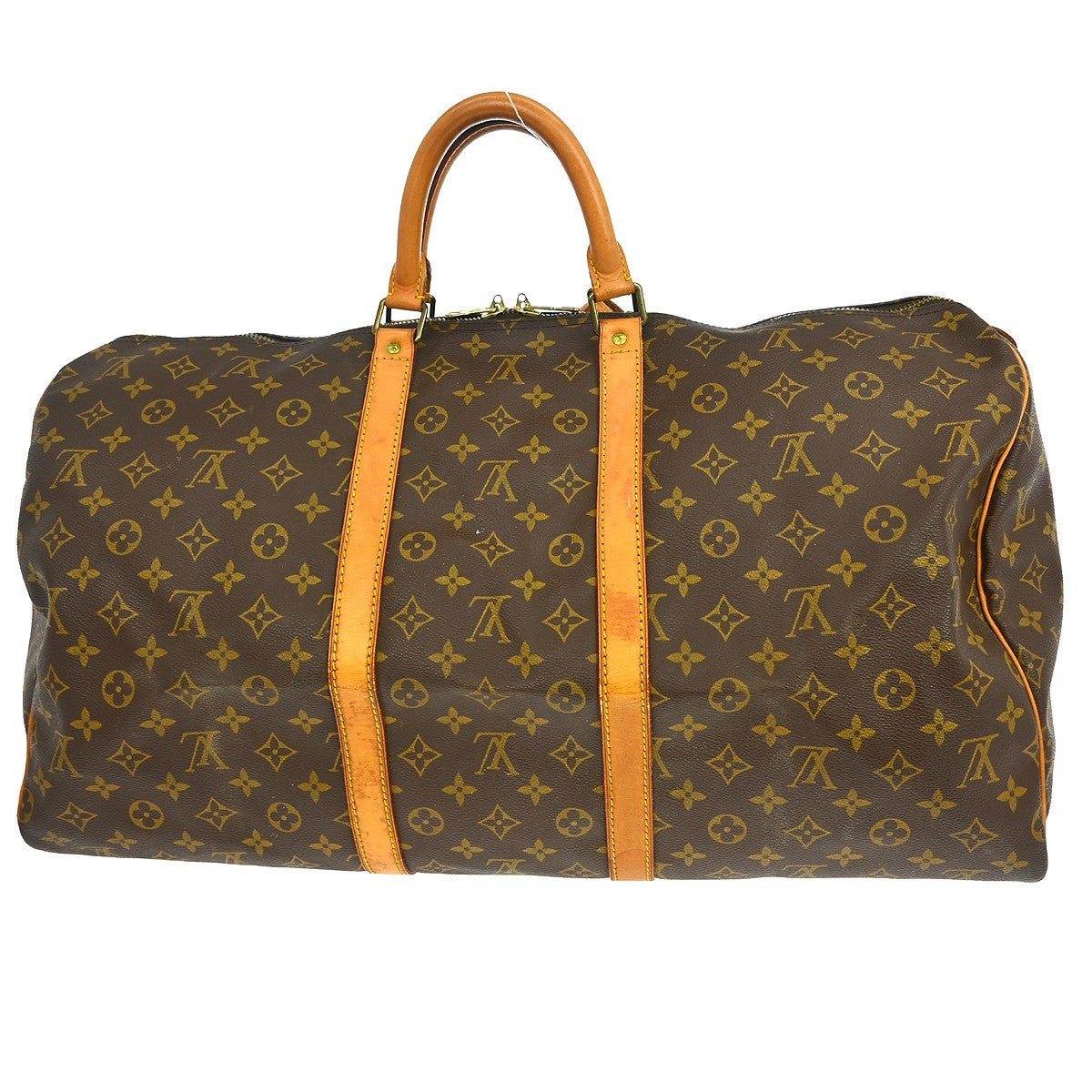 Louis Vuitton Louis Vuitton Keepall Bag Monogram Canvas Brown Canvas Travel Bag Bag (Pre-Loved)