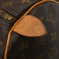 Louis Vuitton Keepall Bag Monogram Canvas Brown Canvas Travel Bag Bag (Authentic Pre-Loved)