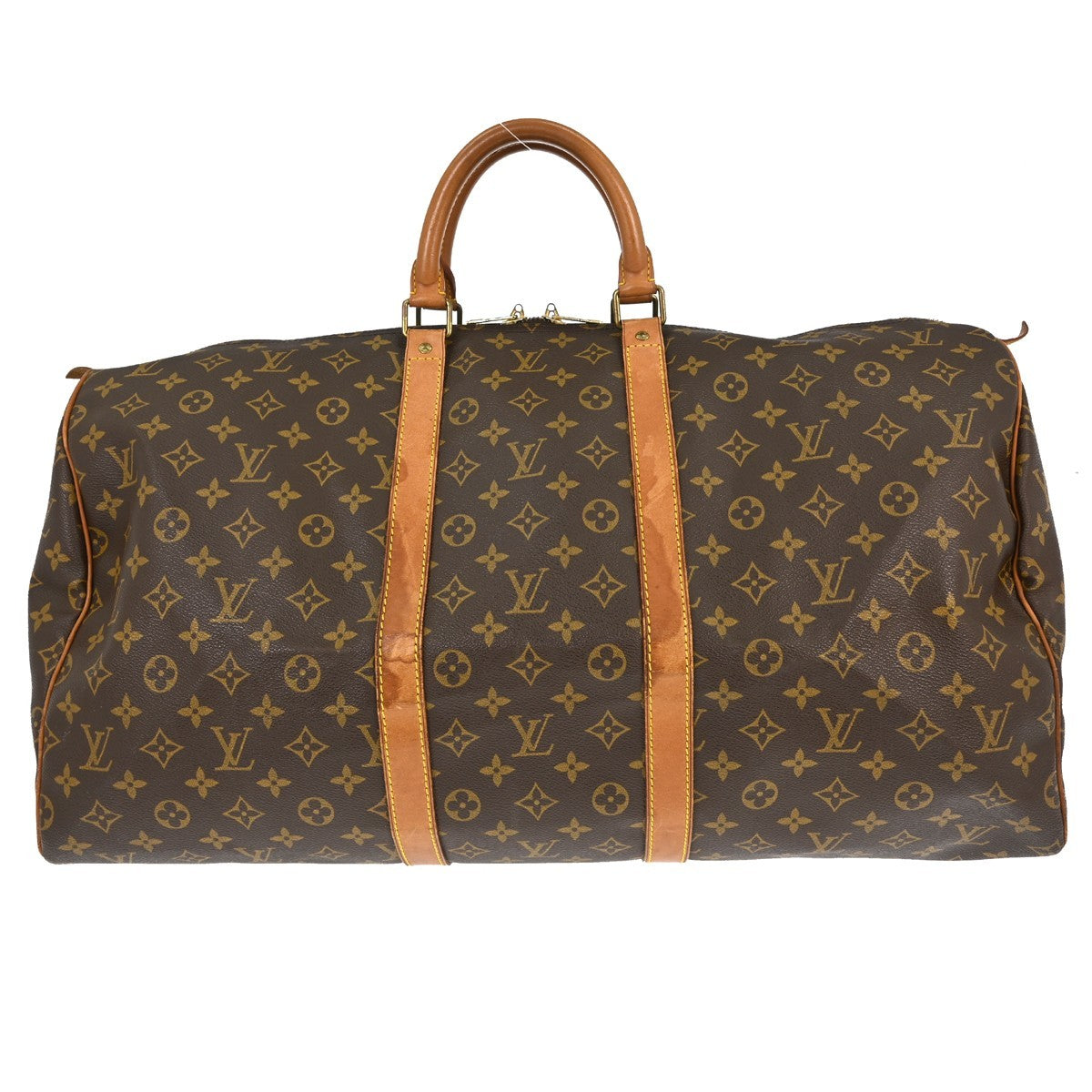 Louis Vuitton Louis Vuitton Keepall Bag Monogram Canvas Brown Canvas Travel Bag Bag (Pre-Loved)