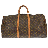 Louis Vuitton Louis Vuitton Keepall Bag Monogram Canvas Brown Canvas Travel Bag Bag (Pre-Loved)