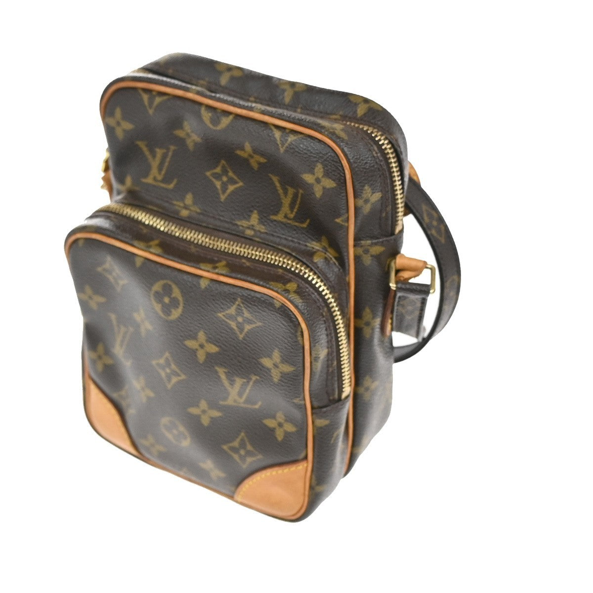 Louis Vuitton Amazone Bag Monogram Canvas Brown Canvas Shoulder Bag Bag (Pre-Loved)