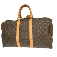 Louis Vuitton Louis Vuitton Keepall Bag Monogram Canvas Brown Canvas Travel Bag Bag (Authentic Pre-Loved)