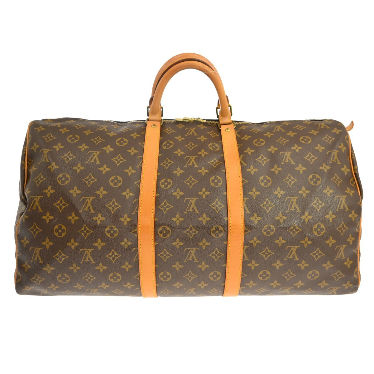 Louis Vuitton Louis Vuitton Keepall Bag Monogram Canvas Brown Canvas Travel Bag Bag (Pre-Loved)