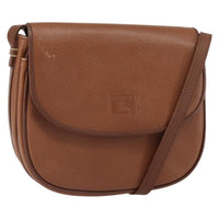 Burberry Vintage Flap Crossbody Bag Leather Brown Leather Shoulder Bag Bag (Pre-Loved)