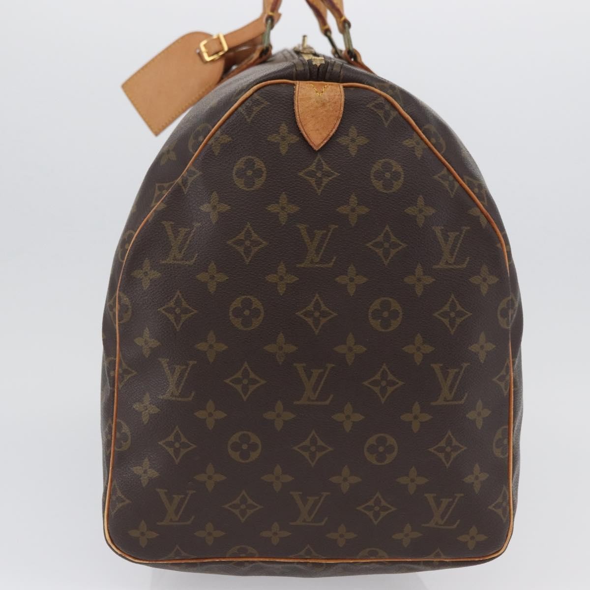 Louis Vuitton Keepall Bag Monogram Canvas Brown Canvas Travel Bag Bag (Pre-Loved)