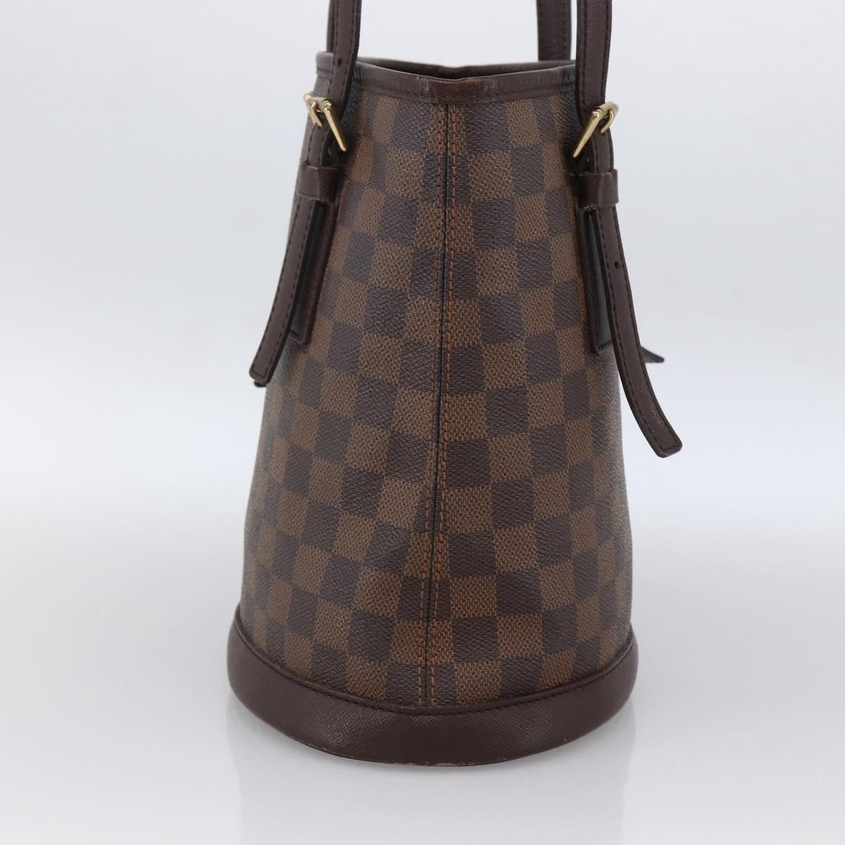 Louis Vuitton Marais Bucket Bag Damier Brown Canvas Shoulder Bag Bag (Pre-Loved)