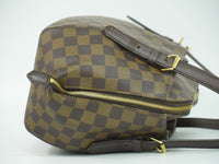 Louis Vuitton Belem Handbag Damier Brown Canvas Shoulder Bag Bag (Authentic Pre-Loved)