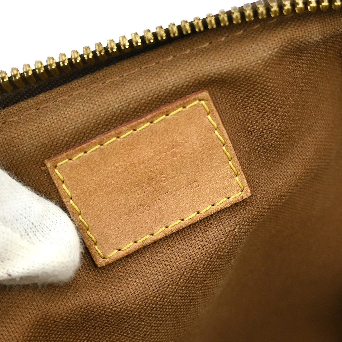 Louis Vuitton Palermo Handbag Monogram Canvas Brown Canvas Tote Bag Bag (Pre-Loved)
