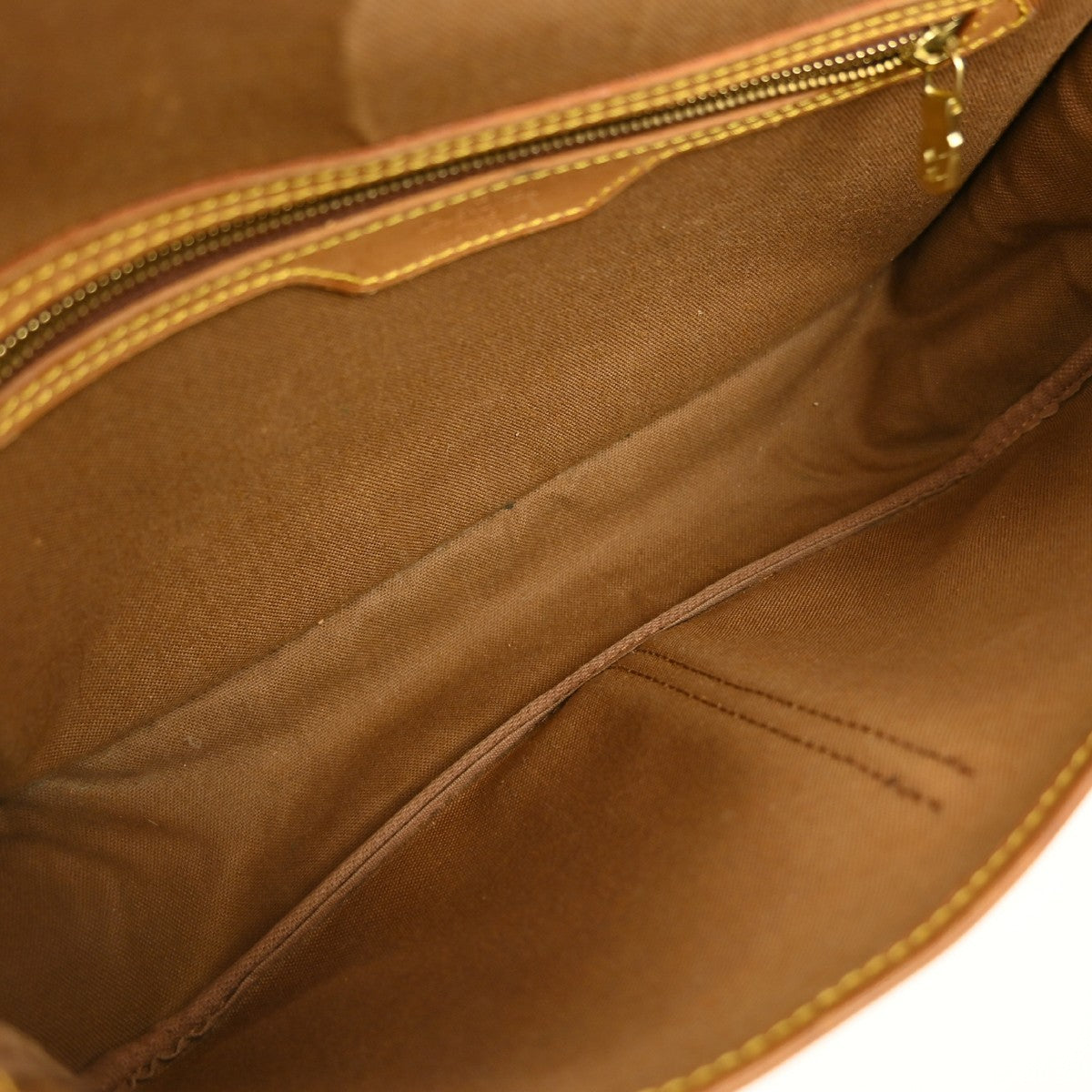 Louis Vuitton Sac Gibeciere Messenger Bag Monogram Canvas Brown Canvas Shoulder Bag Bag (Pre-Loved)