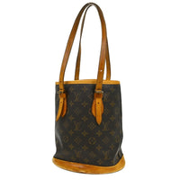 Louis Vuitton Louis Vuitton Petit Bucket Bag Monogram Canvas Brown Canvas Tote Bag Bag (Authentic Pre-Loved)