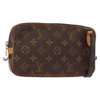 Louis Vuitton Pochette Marly Bandouliere Bag Monogram Canvas Brown Canvas Shoulder Bag Bag (Authentic Pre-Loved)
