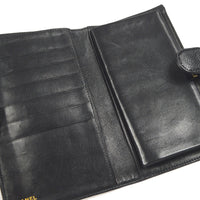 Chanel Timeless Cc French Wallet Caviar Black Leather Wallets Accessory (Authentic Pre-Loved)