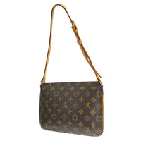 Louis Vuitton Musette Tango Handbag Monogram Canvas Brown Canvas Shoulder Bag Bag (Authentic Pre-Loved)