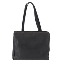 Salvatore Ferragamo Vala Tote Leather Navy Leather Tote Bag Bag (Pre-Loved)