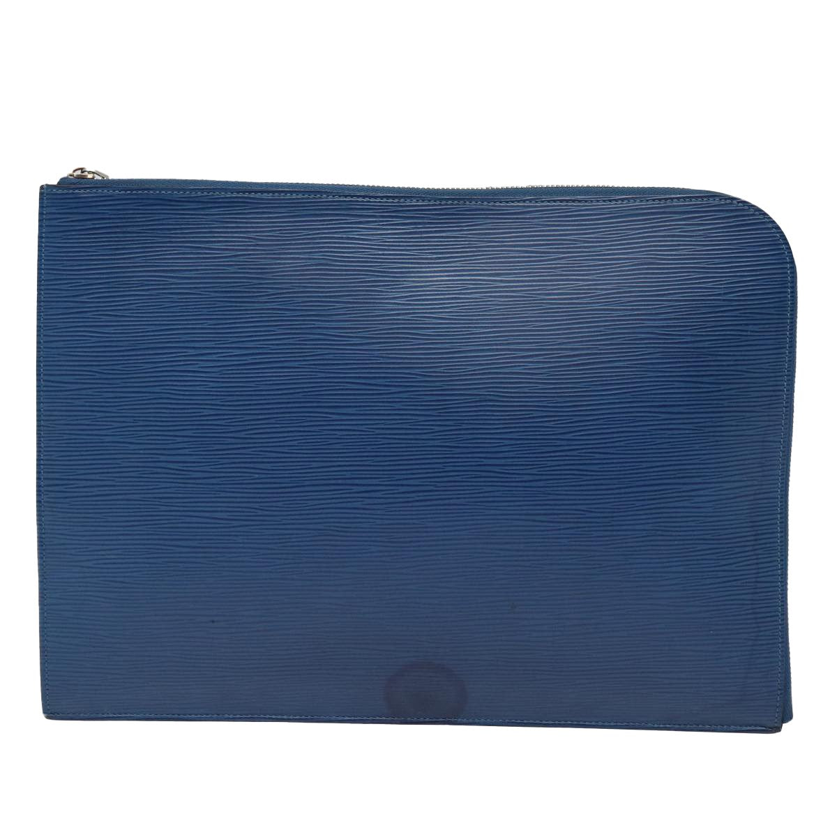 Louis Vuitton Pochette Jour Epi Leather Blue Leather Clutche & Pouche Bag (Authentic Pre-Loved)