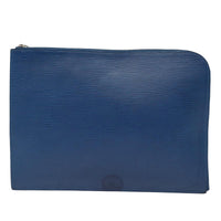 Louis Vuitton Pochette Jour Epi Leather Blue Leather Clutche & Pouche Bag (Authentic Pre-Loved)