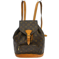 Louis Vuitton Louis Vuitton Montsouris Backpack Monogram Canvas Brown Canvas Backpack Bag (Authentic Pre-Loved)