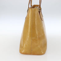 Louis Vuitton Houston Handbag Monogram Vernis Beige Patent_Leather Tote Bag Bag (Pre-Loved)