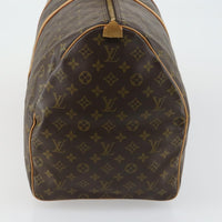 Louis Vuitton Louis Vuitton Keepall Bag Monogram Canvas Brown Canvas Travel Bag Bag (Pre-Loved)