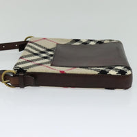 Burberry Nova Check Shoulder Bag Canvas Beige Canvas Shoulder Bag Bag (Authentic Pre-Loved)