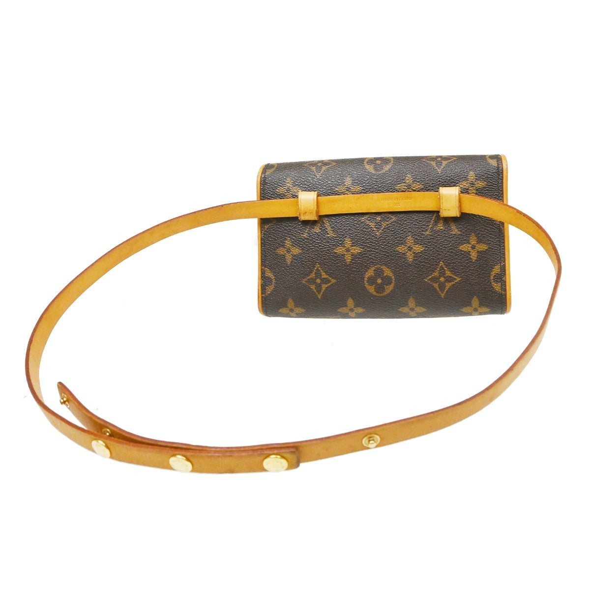 Louis Vuitton Louis Vuitton Florentine Pochette Monogram Canvas Brown Canvas Clutche & Pouche Bag (Pre-Loved)