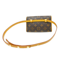 Louis Vuitton Louis Vuitton Florentine Pochette Monogram Canvas Brown Canvas Clutche & Pouche Bag (Pre-Loved)