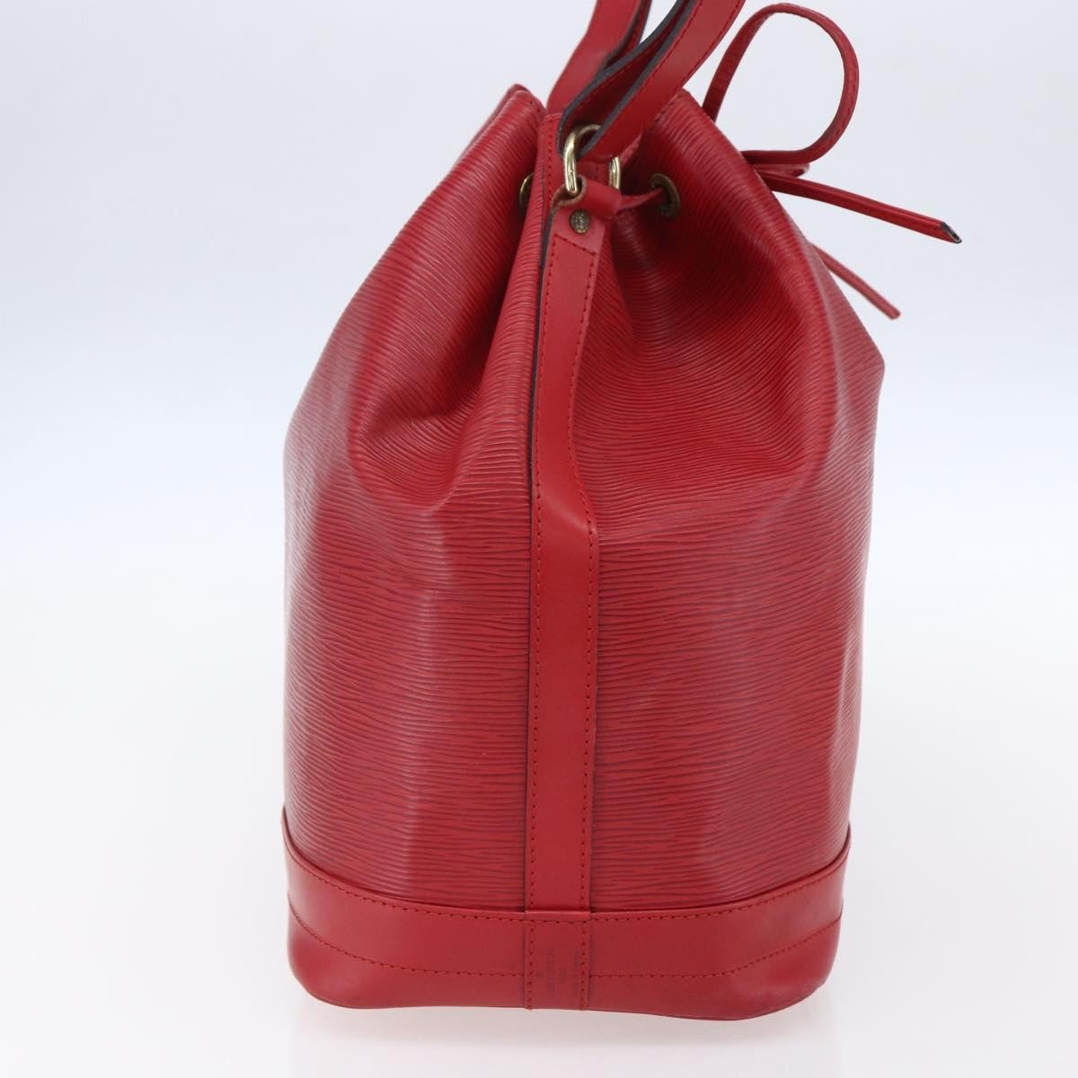 Louis Vuitton Noe Shoulder Bag Leather Red Leather Shoulder Bag Bag (Authentic Pre-Loved)