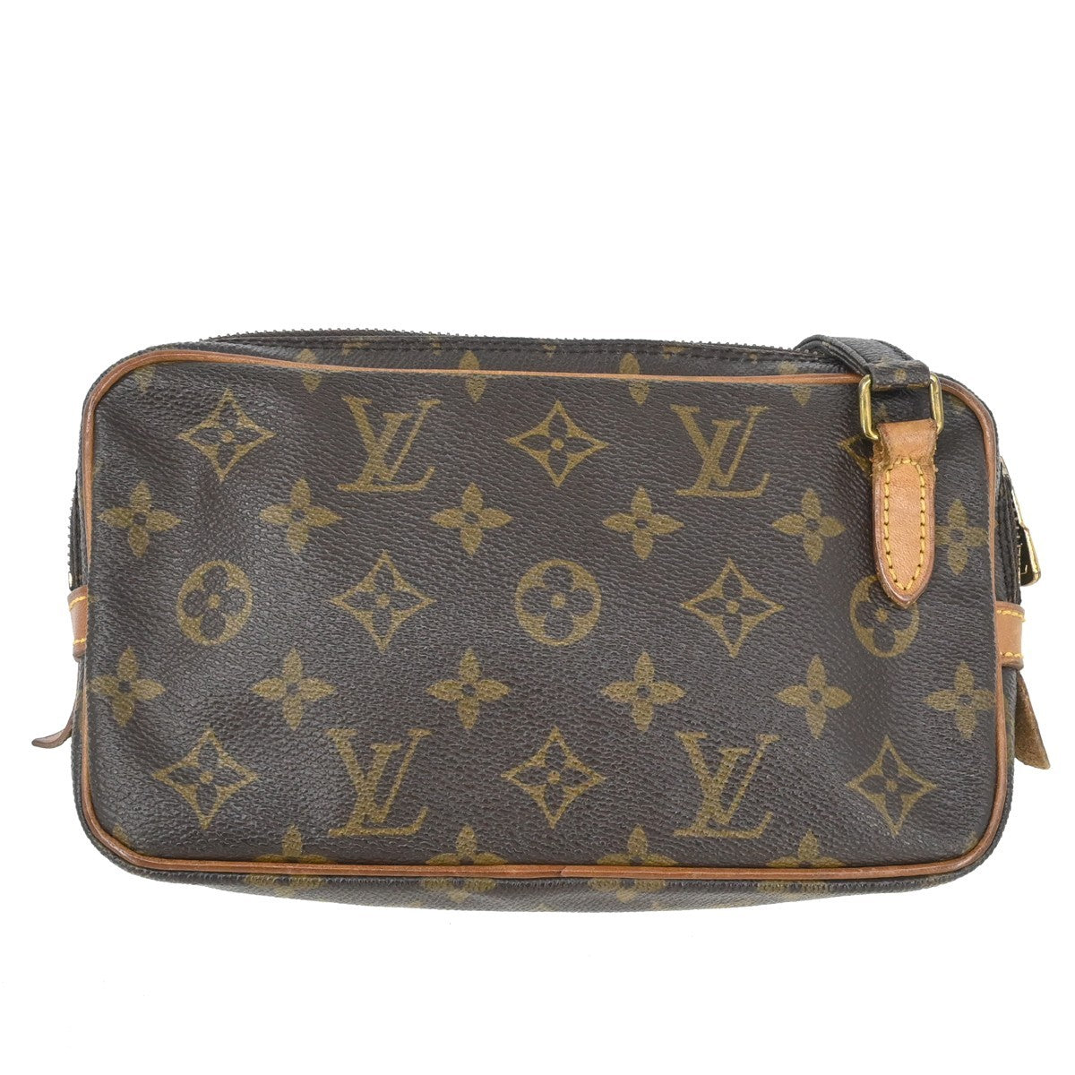 Louis Vuitton Louis Vuitton Pochette Marly Bandouliere Bag Monogram Canvas Brown Canvas Shoulder Bag Bag (Pre-Loved)