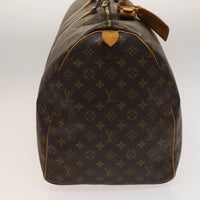 Louis Vuitton Keepall Bag Monogram Canvas Brown Canvas Travel Bag Bag (Authentic Pre-Loved)