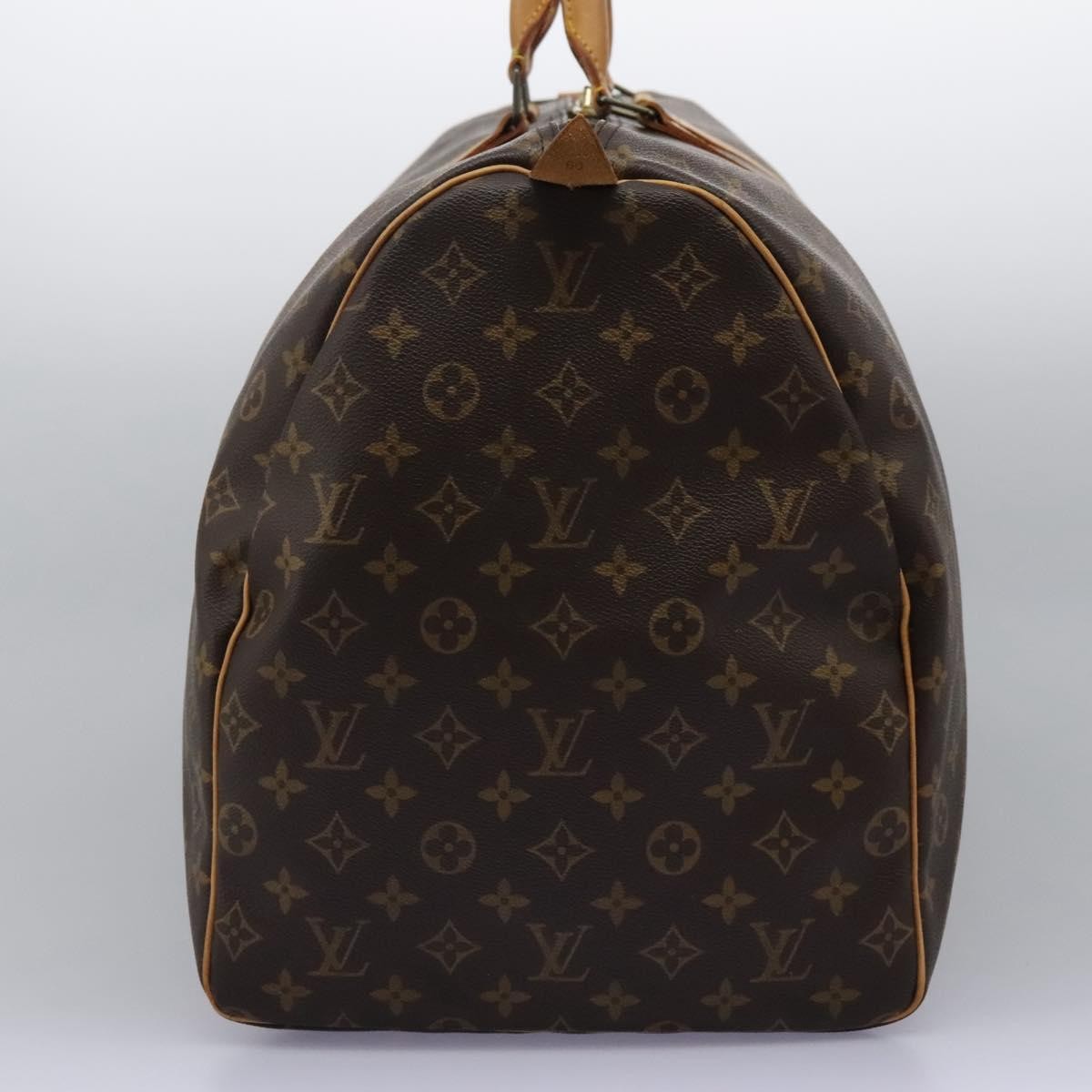 Louis Vuitton Keepall Bag Monogram Canvas Brown Canvas Travel Bag Bag (Pre-Loved)