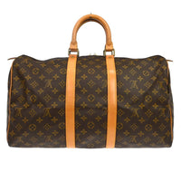 Louis Vuitton Louis Vuitton Keepall Bag Monogram Canvas Brown Canvas Travel Bag Bag (Pre-Loved)