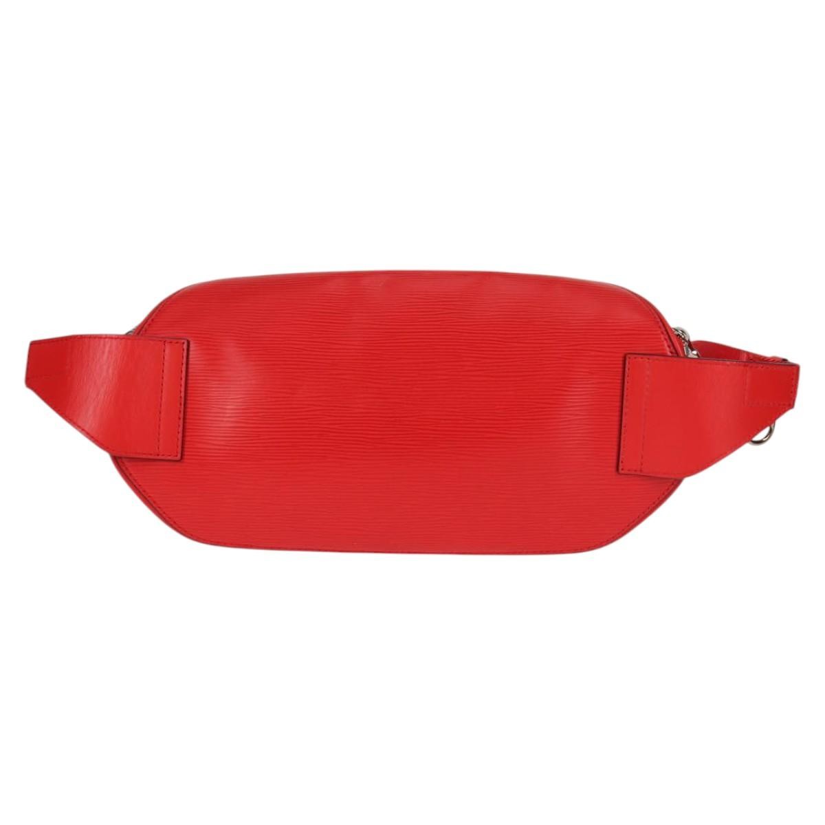 Louis Vuitton Louis Vuitton X Supreme Waist Bag Epi Leather Red Leather Clutche & Pouche Bag (Authentic Pre-Loved)