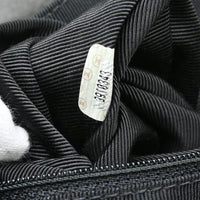 Chanel Vintage Flap Backpack Leather Black Leather Backpack Bag (Pre-Loved)