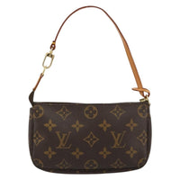 Louis Vuitton Mini Pochette Accessoires Canvas Brown Canvas Clutche & Pouche Bag (Pre-Loved)