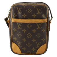 Louis Vuitton Danube Handbag Monogram Canvas Brown Canvas Shoulder Bag Bag (Authentic Pre-Loved)