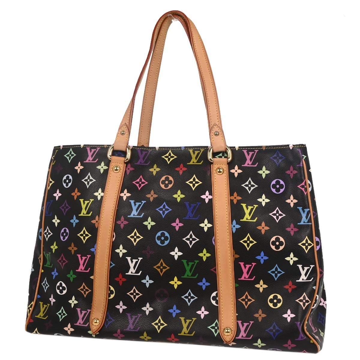 Louis Vuitton Louis Vuitton Aurelia Handbag Monogram Multicolor Black Canvas Tote Bag Bag (Authentic Pre-Loved)