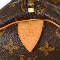 Louis Vuitton Keepall Bag Monogram Canvas Brown Canvas Travel Bag Bag (Authentic Pre-Loved)