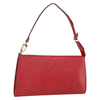 Louis Vuitton Pochette Accessoires Epi Leather Red Leather Clutche & Pouche Bag (Authentic Pre-Loved)