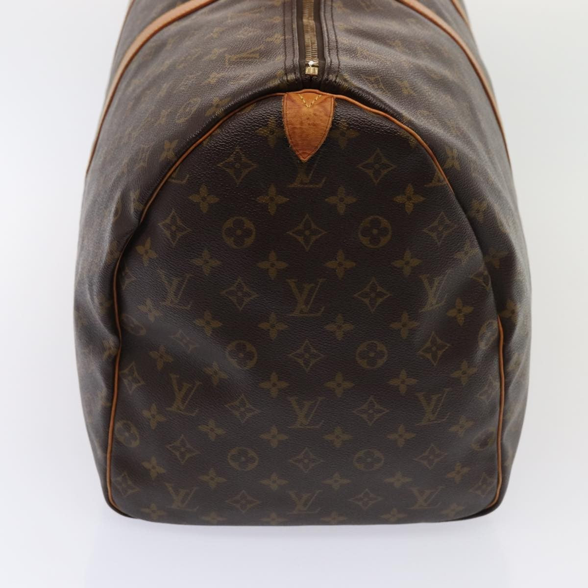 Louis Vuitton Keepall Bag Monogram Canvas Brown Canvas Travel Bag Bag (Authentic Pre-Loved)