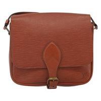 Louis Vuitton Cartouchiere Handbag Epi Leather Brown Leather Shoulder Bag Bag (Authentic Pre-Loved)
