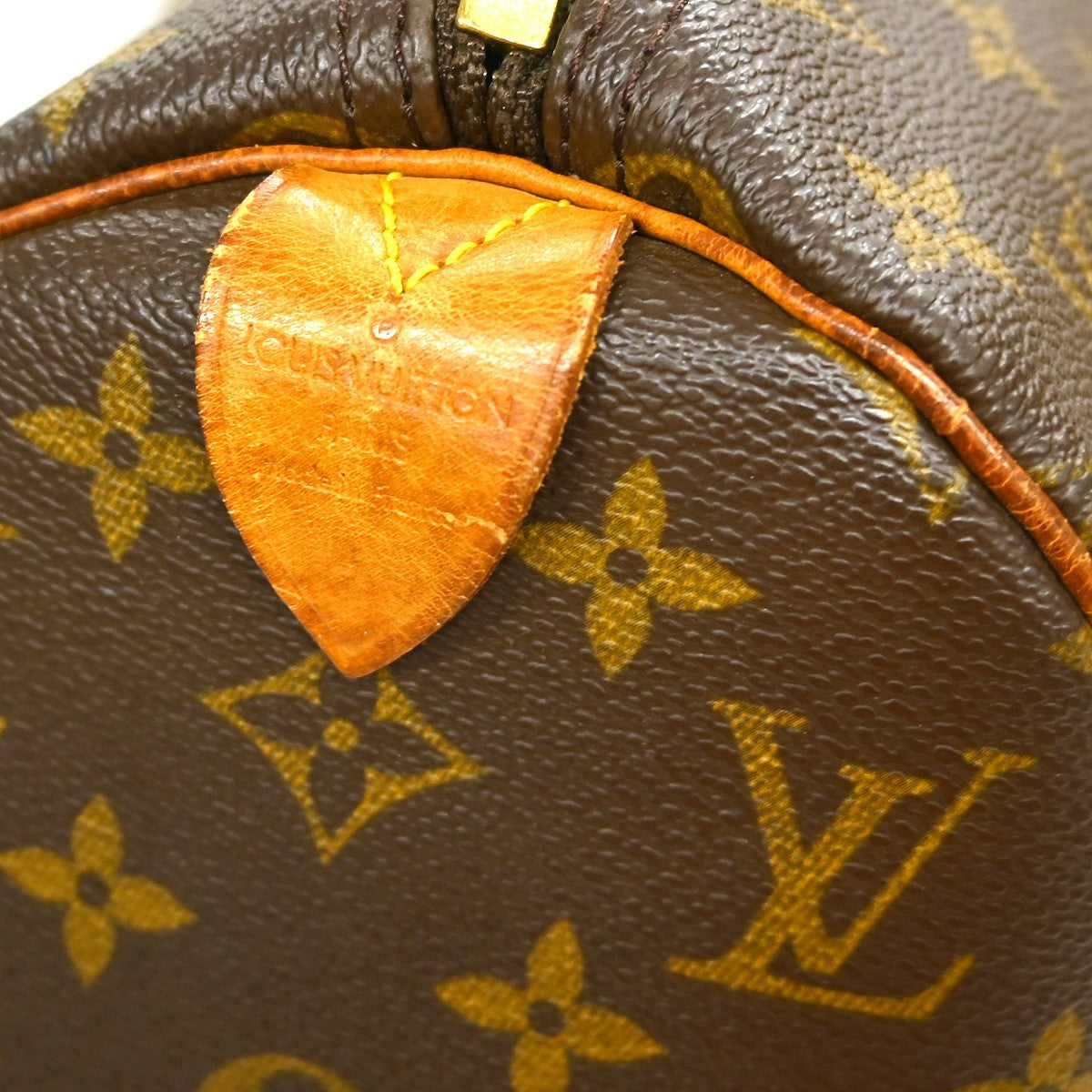 Louis Vuitton Keepall Bag Monogram Canvas Brown Canvas Travel Bag Bag (Pre-Loved)