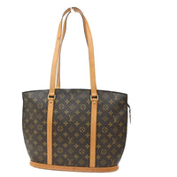 Louis Vuitton Babylone Handbag Monogram Canvas Brown Canvas Shoulder Bag Bag (Pre-Loved)