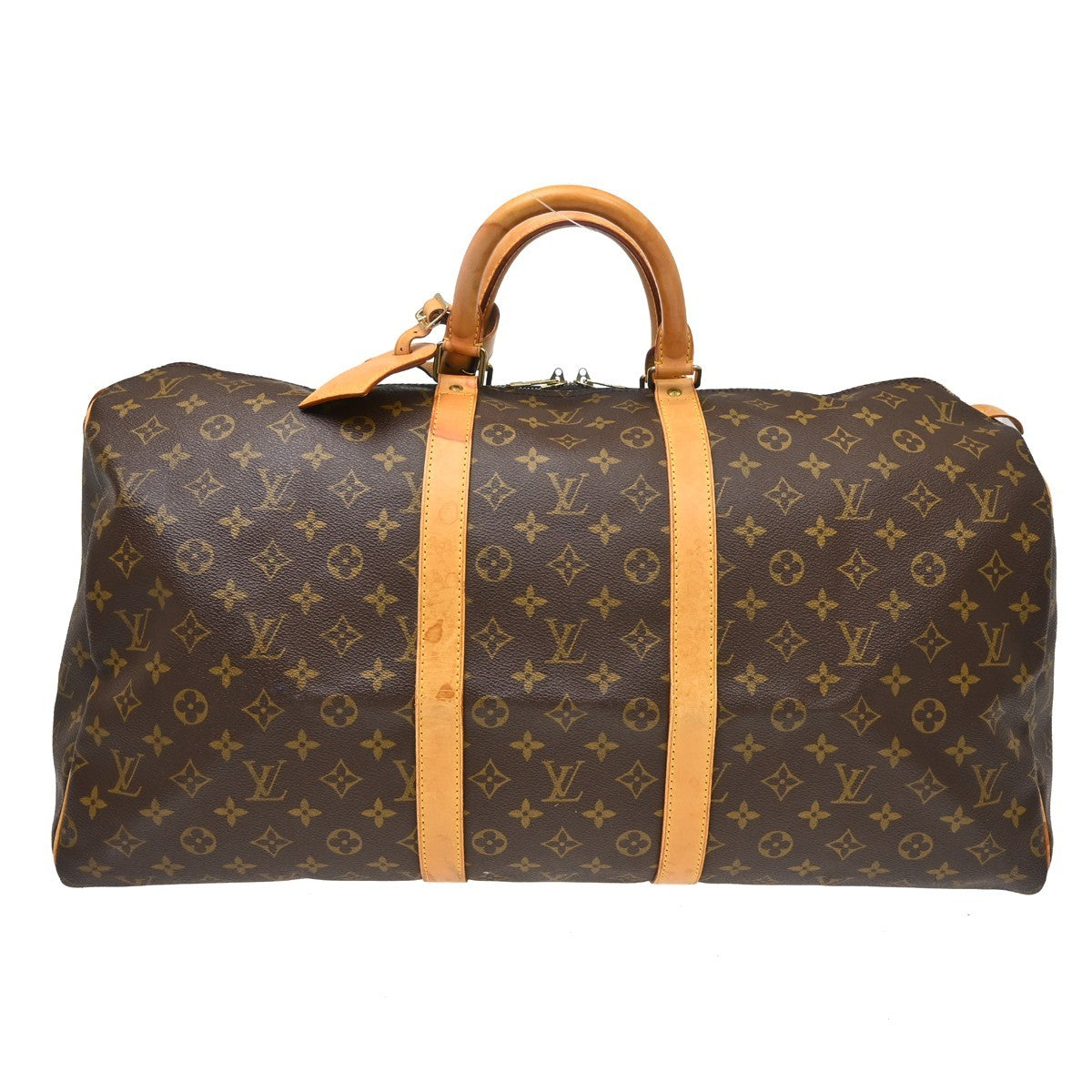 Louis Vuitton Louis Vuitton Keepall Bag Monogram Canvas Brown Canvas Travel Bag Bag (Authentic Pre-Loved)