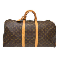 Louis Vuitton Louis Vuitton Keepall Bag Monogram Canvas Brown Canvas Travel Bag Bag (Authentic Pre-Loved)