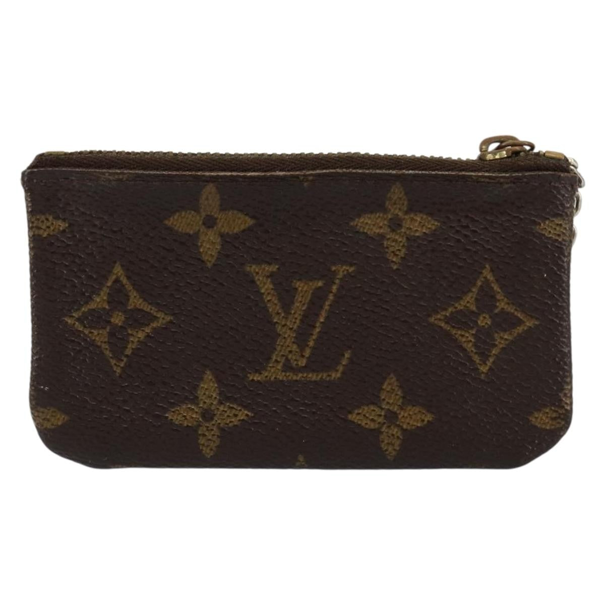 Louis Vuitton Pochette Clés Monogram Canvas Brown Canvas Wallets Accessory (Pre-Loved)