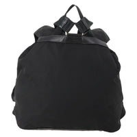 Prada Double Front Pocket Backpack Tessuto Black Nylon Backpack Bag (Authentic Pre-Loved)