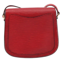 Louis Vuitton Saint Cloud Handbag Epi Leather Red Leather Shoulder Bag Bag (Pre-Loved)