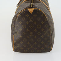 Louis Vuitton Keepall Bag Monogram Canvas Brown Canvas Travel Bag Bag (Pre-Loved)