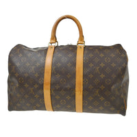 Louis Vuitton Louis Vuitton Keepall Bag Monogram Canvas Brown Canvas Travel Bag Bag (Pre-Loved)