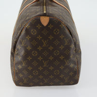Louis Vuitton Keepall Bag Monogram Canvas Brown Canvas Travel Bag Bag (Authentic Pre-Loved)